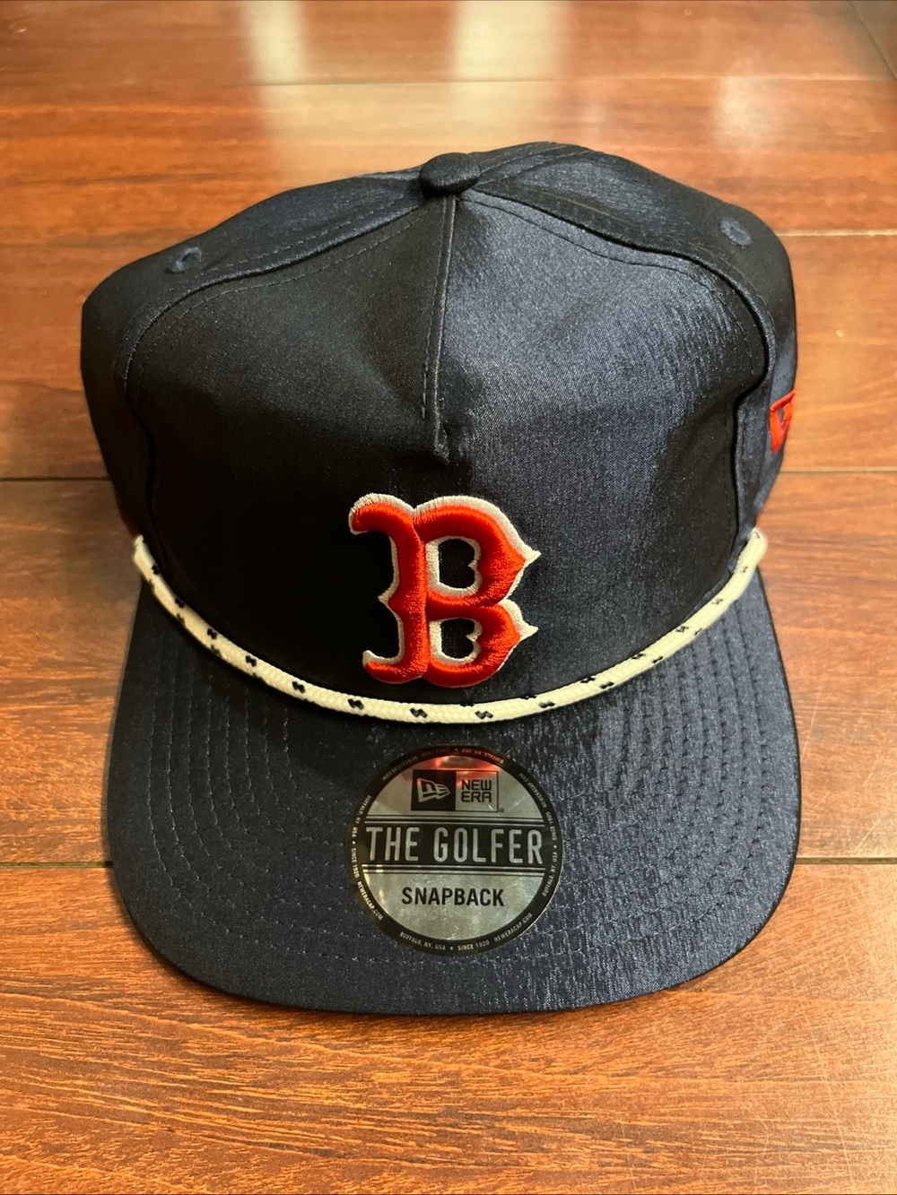 Boston Red Sox New Era The Golfer Team Rope Hat Snapback Cap Adjustable New
